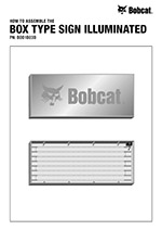 Box Type Sign Illuminated – Installation manual