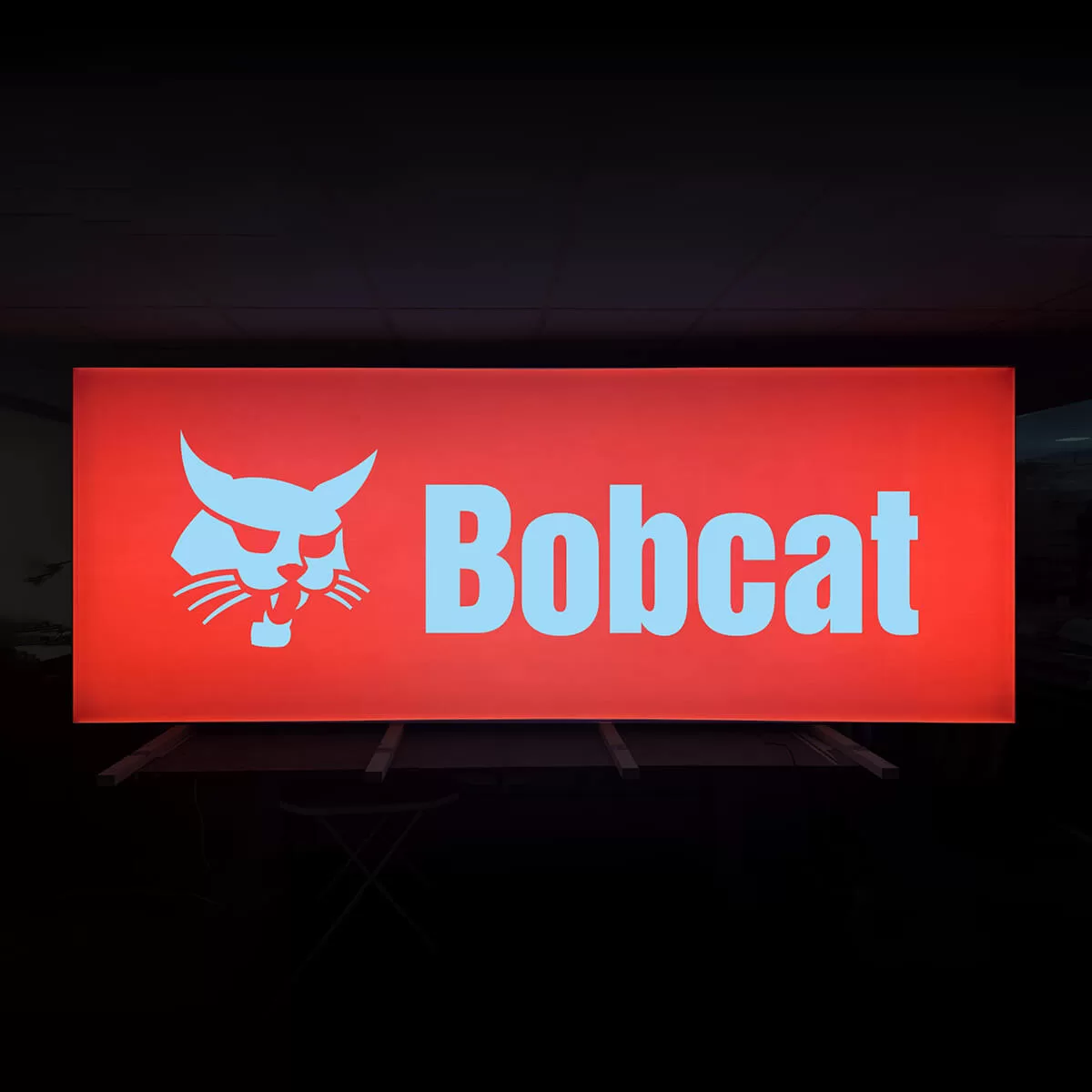 Building logo – Bobcat (illuminated LED Box) - Image 3