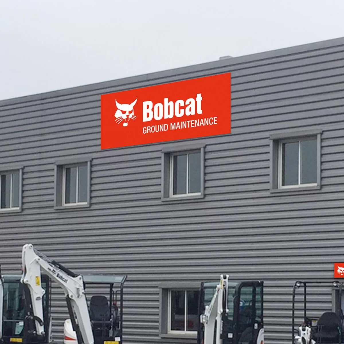 Building logo – Ground Maintenance (debond panel)