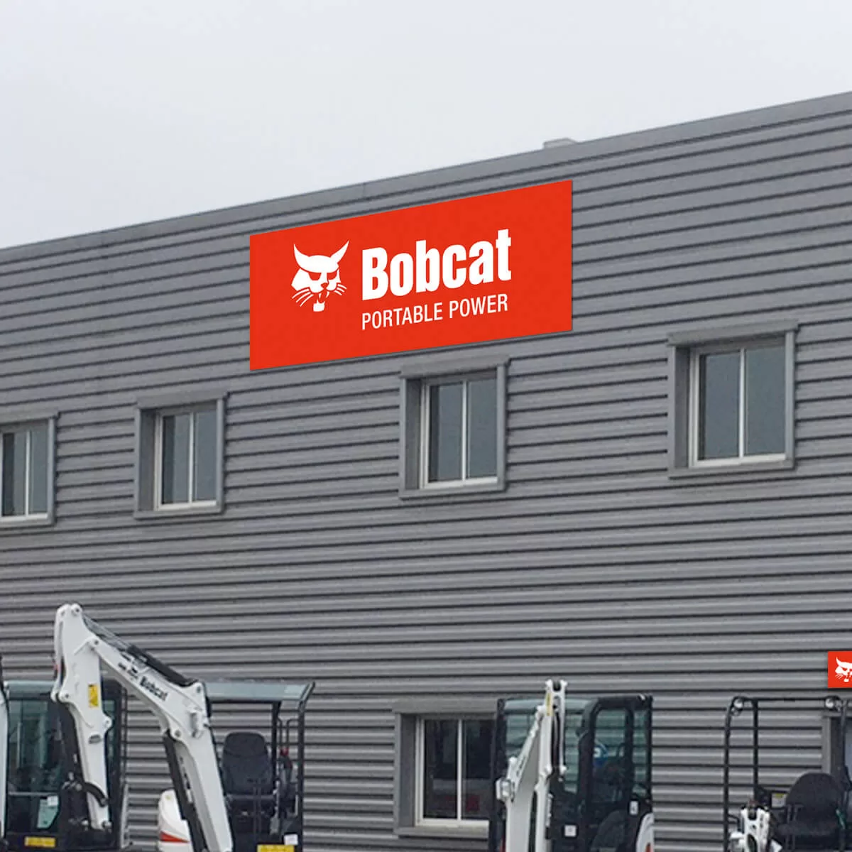 Building logo – Portable Power (debond panel)