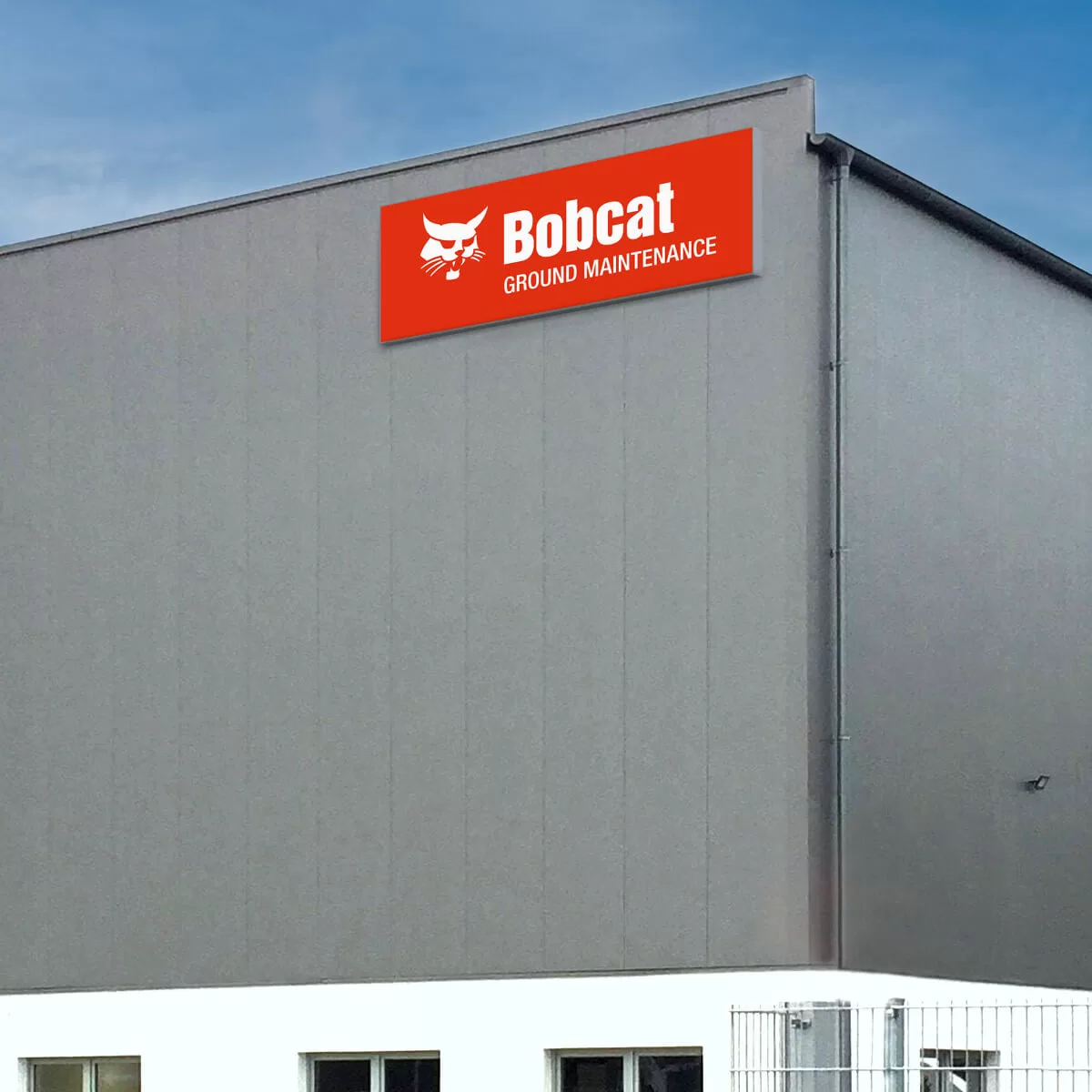 Building logo – Ground Maintenance (illuminated LED box)