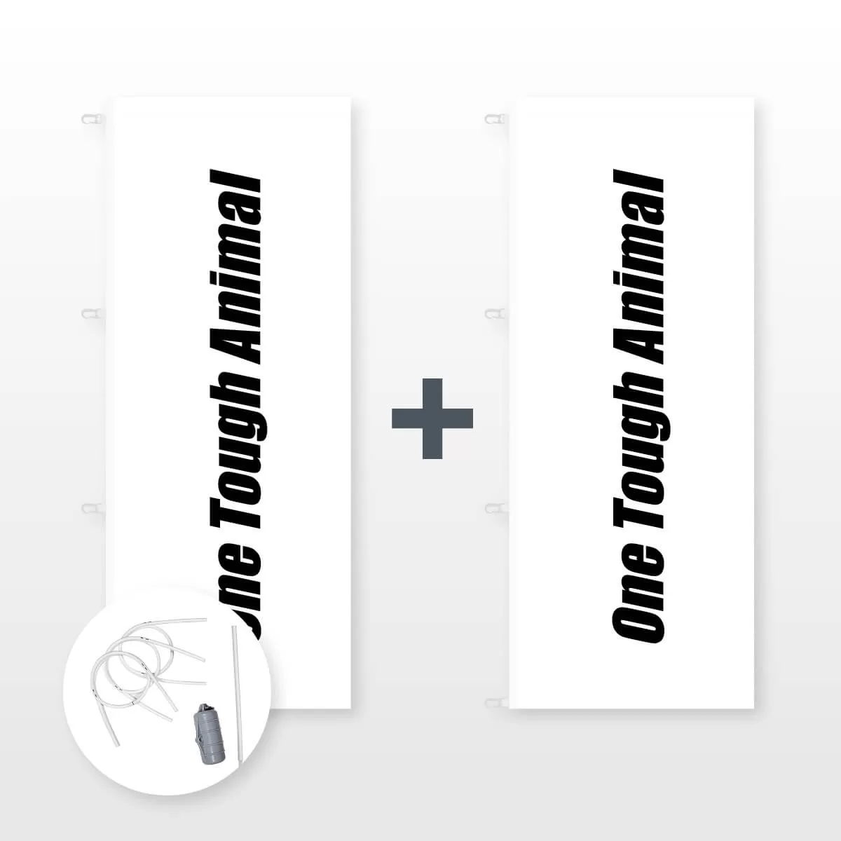 Flags bundle 1+1 – One Tough Animal
