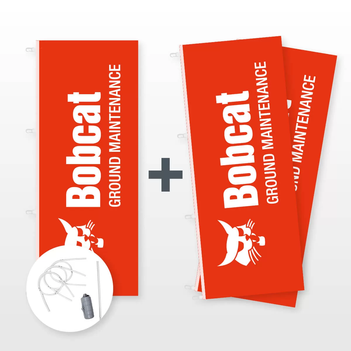 Flags bundle 1+2 – Bobcat Ground Maintenance
