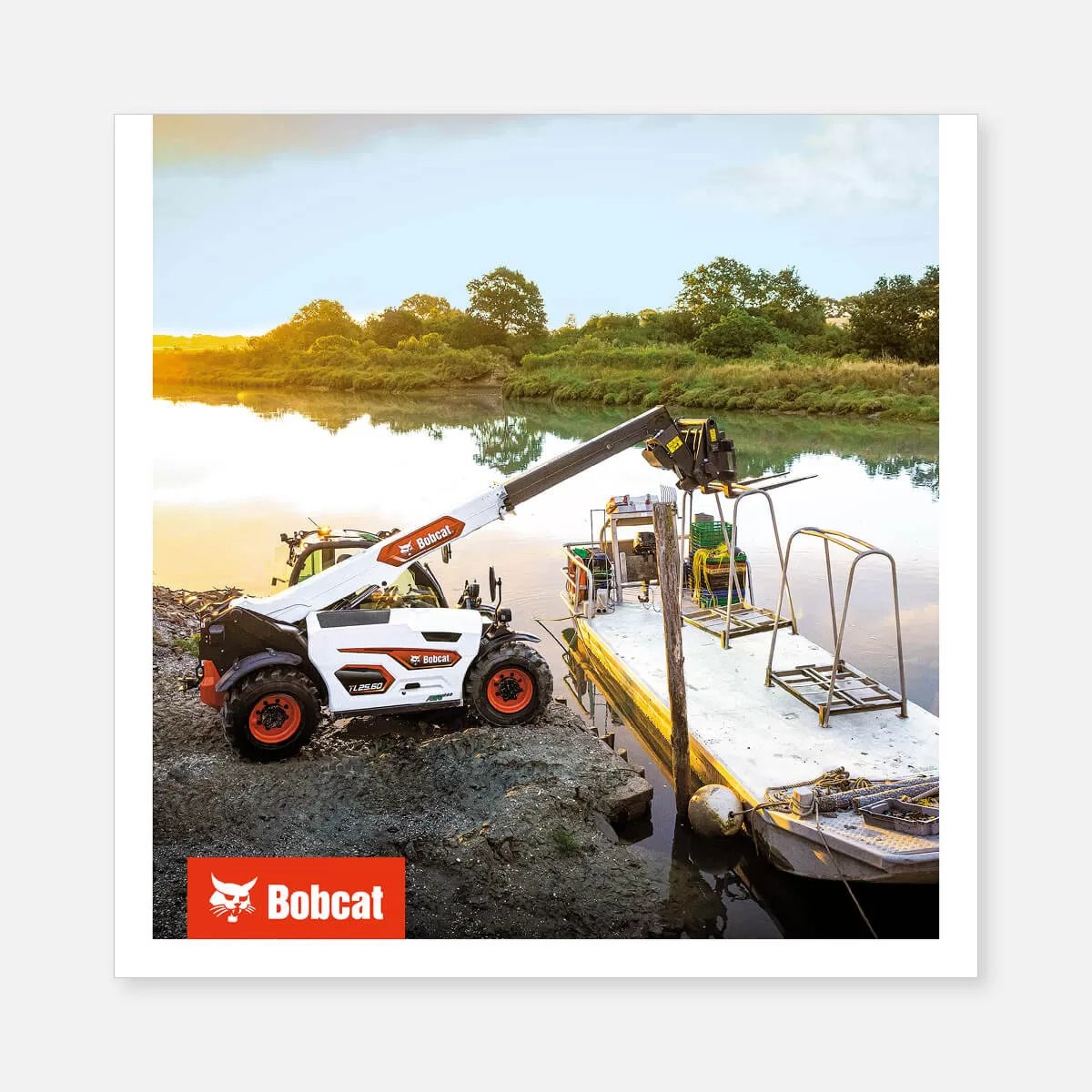 Product poster on canvas – TL25.60 loading a ship